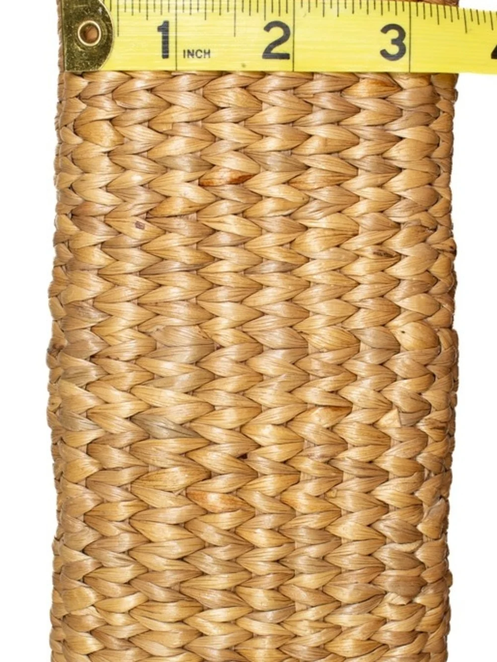Hat Attack Tan Woven Tote with Interior Zip Pocket. Will Ship In Two Days - Picture 7 of 7
